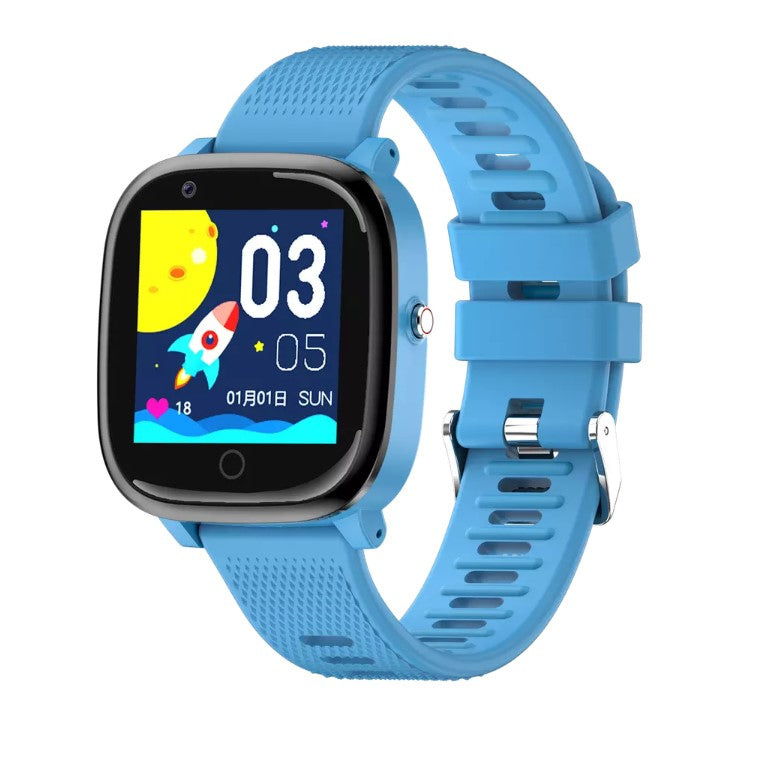 Smartwatch klocka för både barn & vuxna med 4G och GPS funktion blå